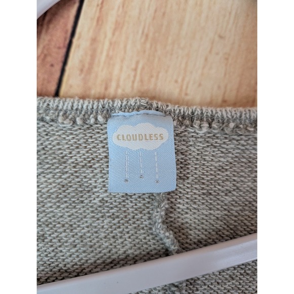 Cloudless Curve Confidence Gray Knit Short Sleeve Top Womens Plus Size 2X - Picture 4 of 7